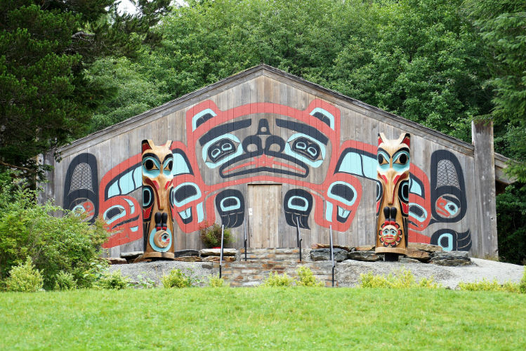 Totem poles in Ketchikan, Alaska