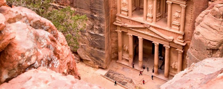 The ancient city of Petra, Jordan