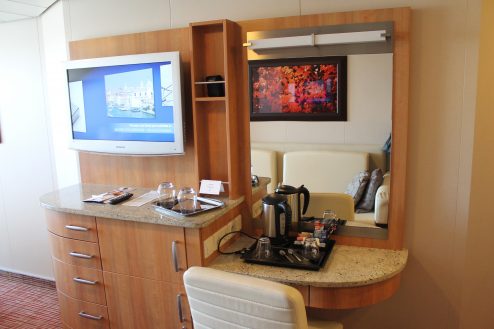 Facilities in stateroom on-board Celebrity Eclipse