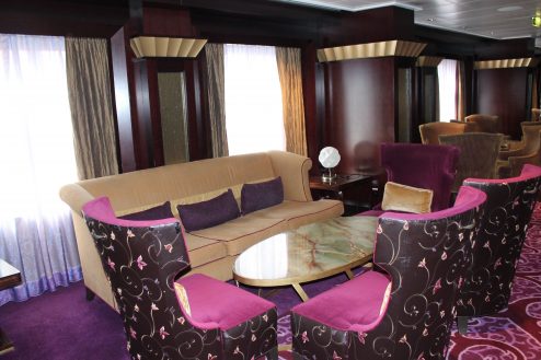 Seating by windows on-board Celebrity Eclipse