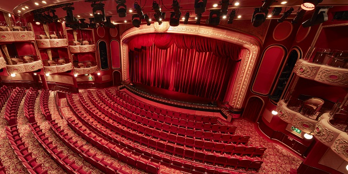 Stunning Royal Court theatre space on-board Cunard's Queen Victoria