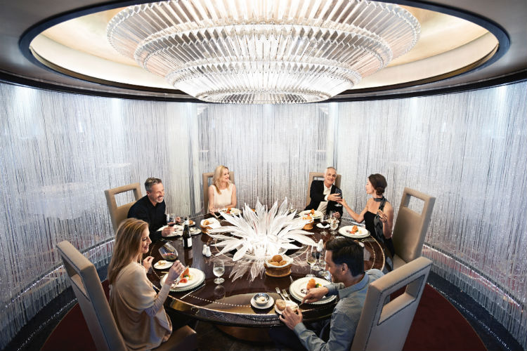 Chef's Table on-board Royal Princess