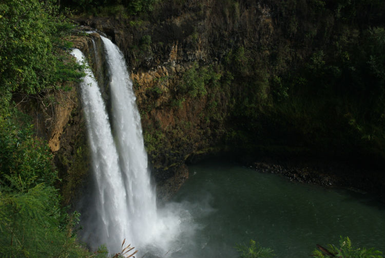 Waterfall in Nawilwili