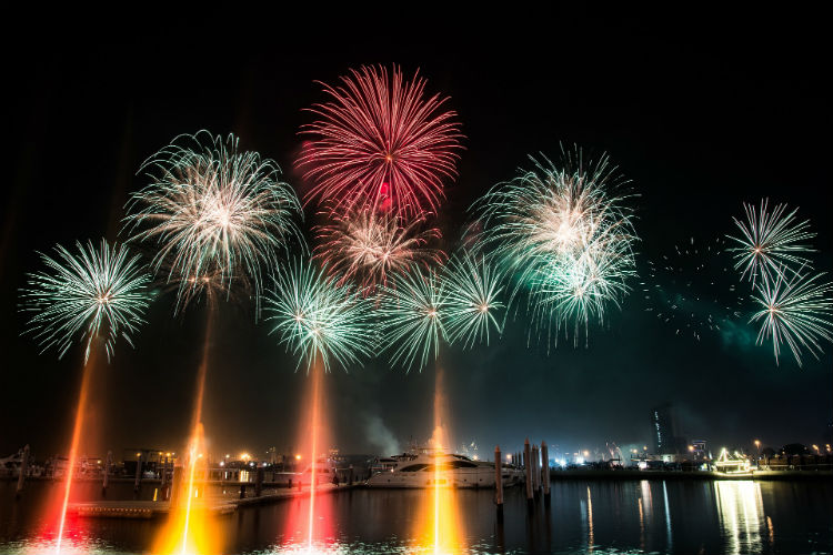Fireworks in Dubai - New Year's Eve