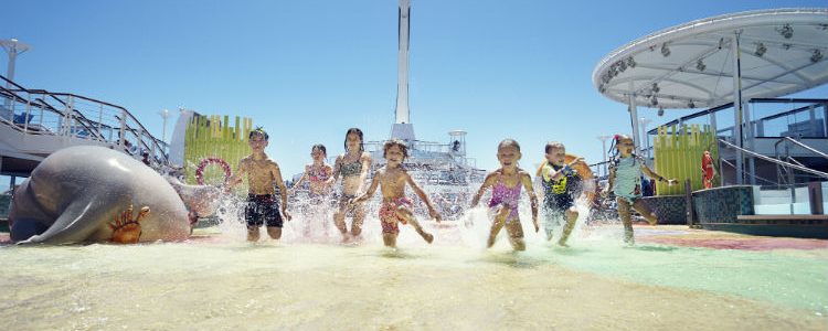 Family cruises - kids at the pool