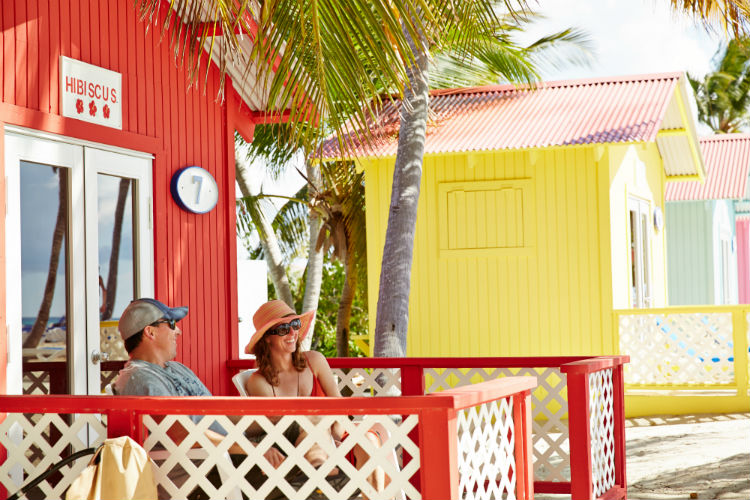 Couple in bungalow - Princess Cays