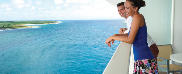 Virtual balconies with Royal Caribbean