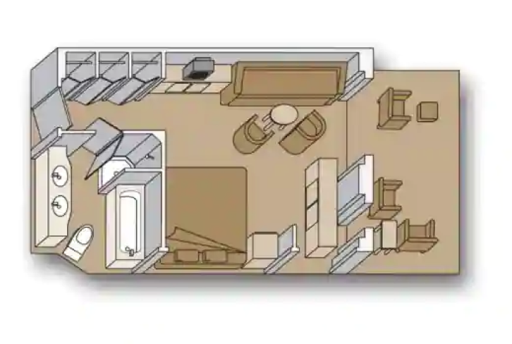 Signature Spa Suite floor Plan