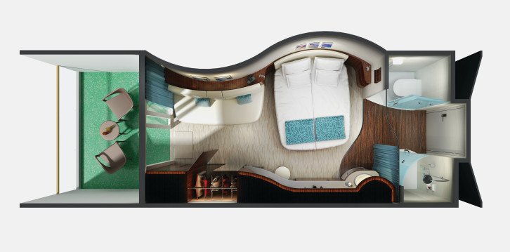 Solo Balcony floor Plan