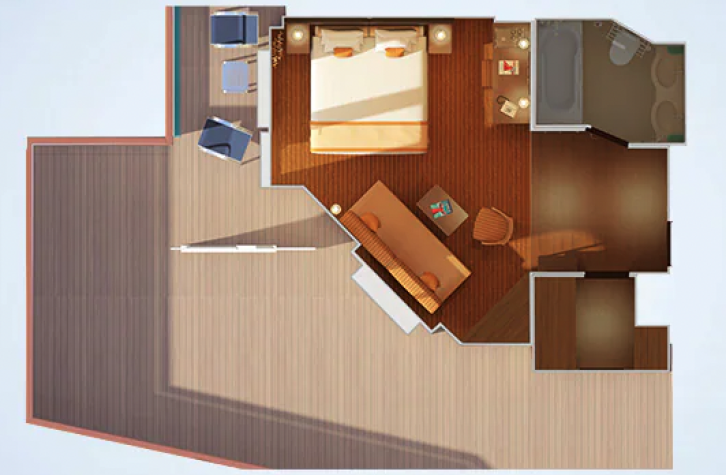 Junior Suite (Obstructed View) floor Plan