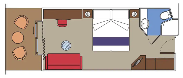 Deluxe Balcony floor Plan