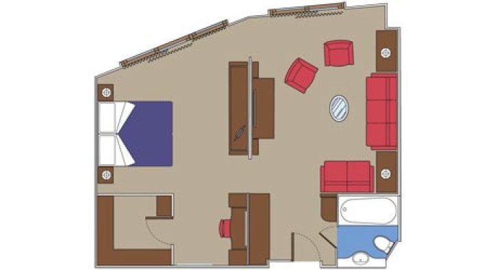 MSC Yacht Club Executive and Family Suite floor Plan