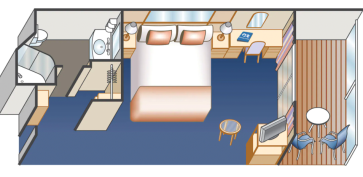 Balcony floor Plan