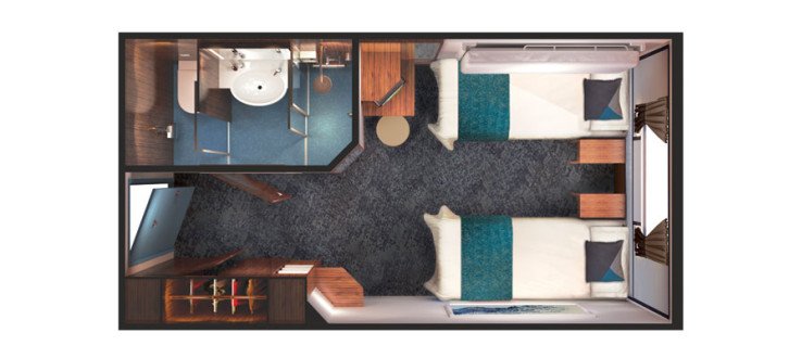 Sail Away Oceanview floor Plan