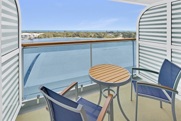 Spacious Ocean View Balcony