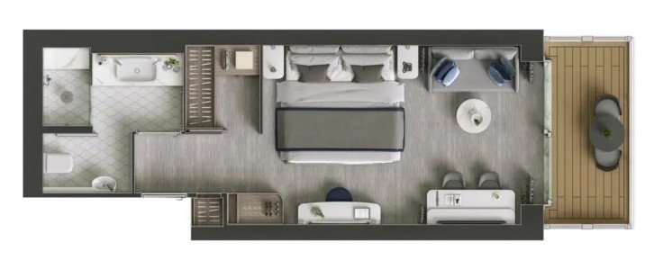 Premium Veranda Suite floor Plan
