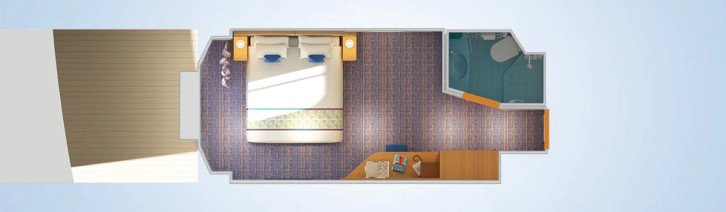 Interior with Picture Window (Walkway View) floor Plan