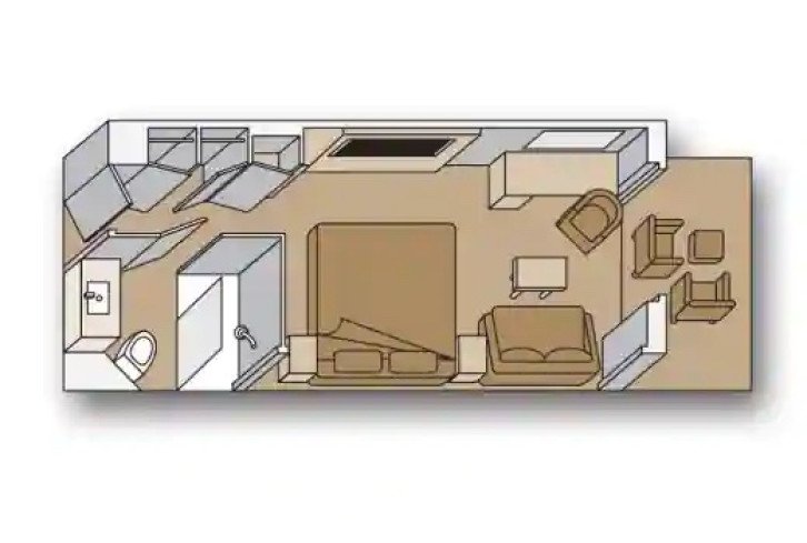 Verandah/Aft-View Verandah/Obstructed Verandah floor Plan