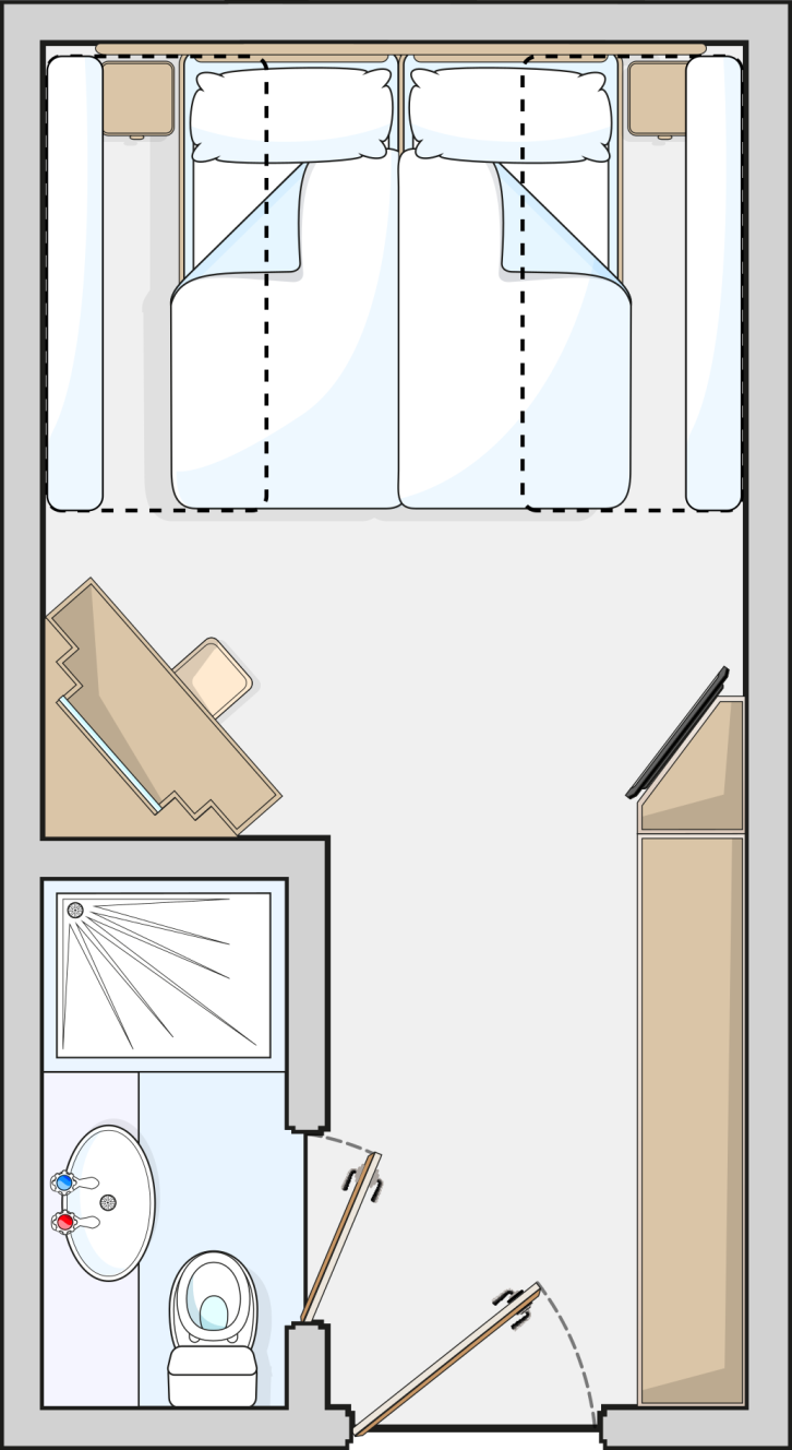 Inside Cabin floor Plan
