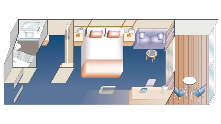 Balcony floor Plan