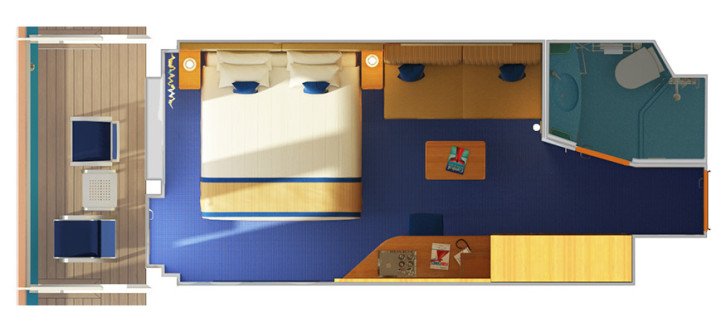 Balcony  floor Plan