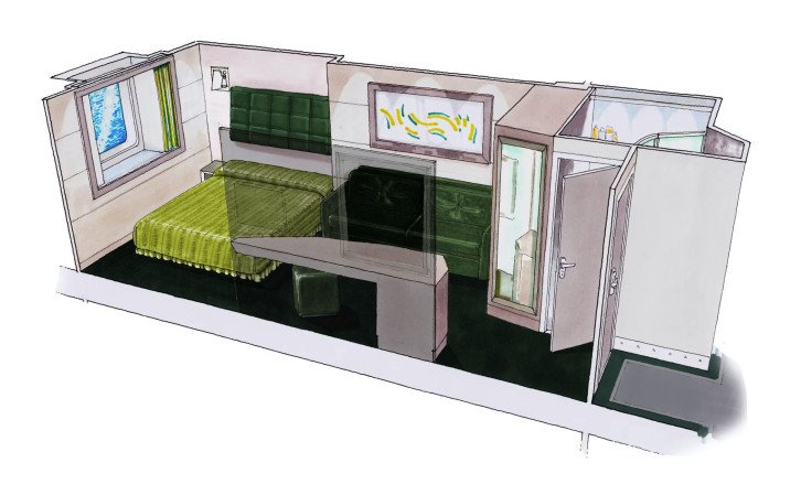 Deluxe Ocean View floor Plan