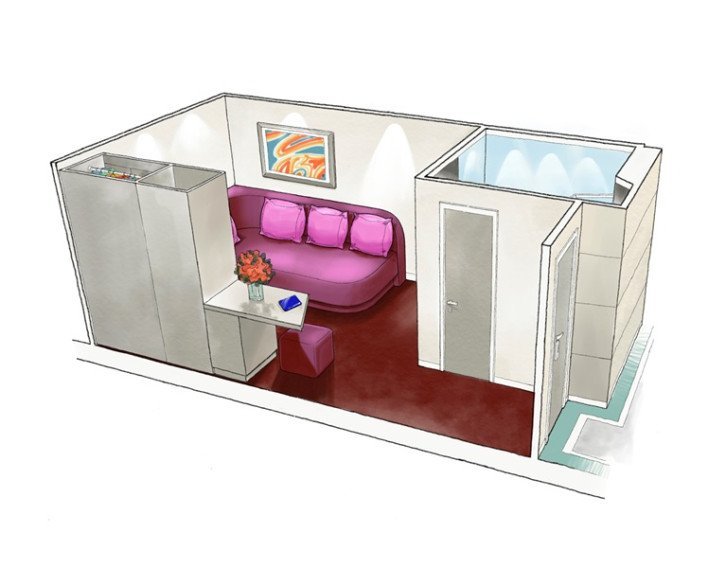 Deluxe Interior floor Plan