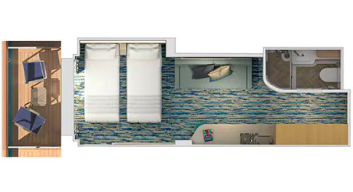 Balcony floor Plan