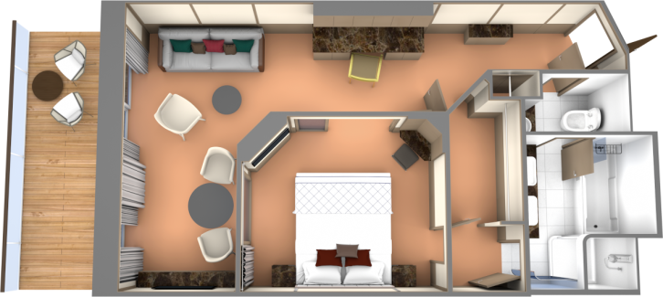 Penthouse Suite Guarantee floor Plan