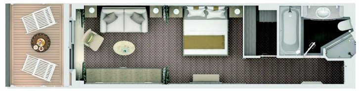 Superior Veranda Suite  floor Plan