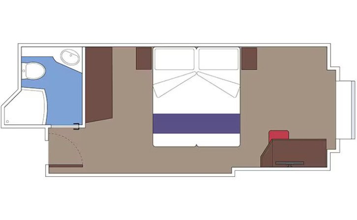 Junior Ocean View with Obstructed View floor Plan