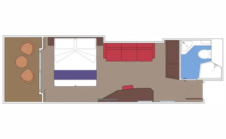 Deluxe Balcony floor Plan