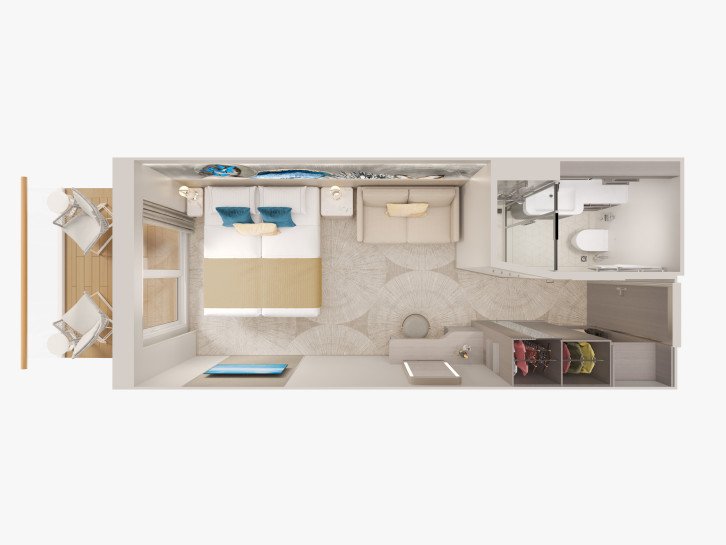 Balcony floor Plan