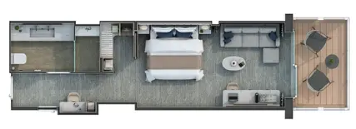 Premium Veranda Suite floor Plan