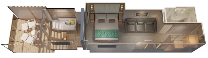 Cabana Mini-Suite floor Plan