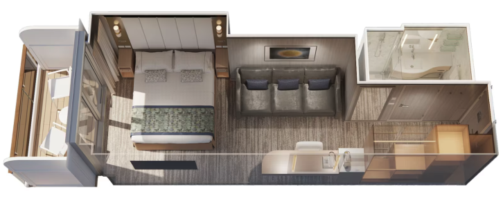 Deluxe Balcony floor Plan