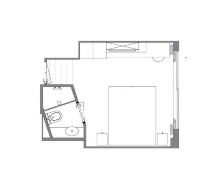 Forward Cabin - Ruby Deck floor Plan