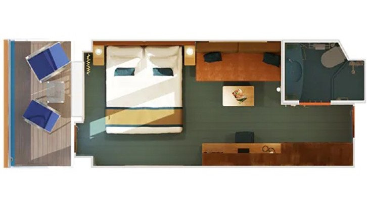 Balcony (+ Large Balcony) floor Plan