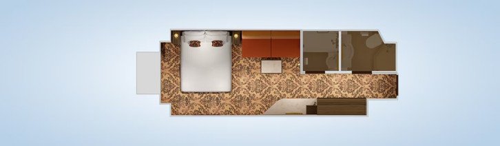 Deluxe Ocean View floor Plan