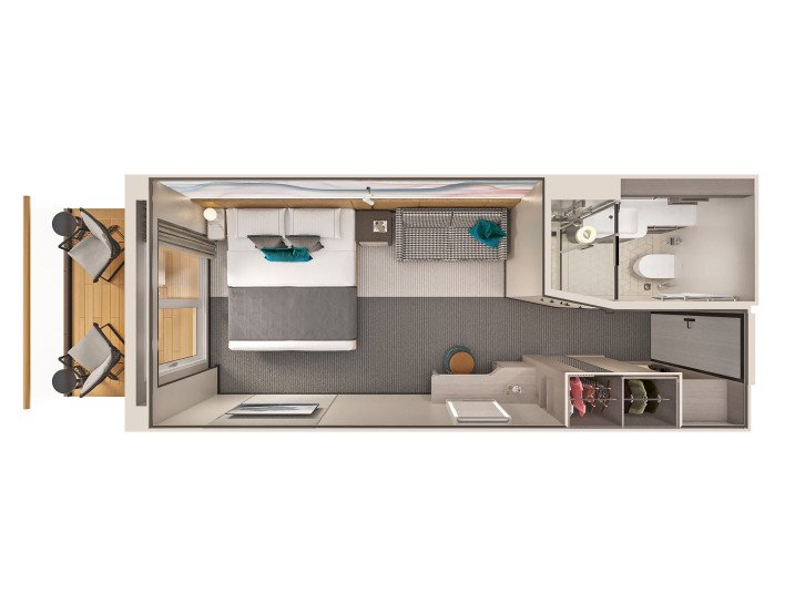 Balcony floor Plan