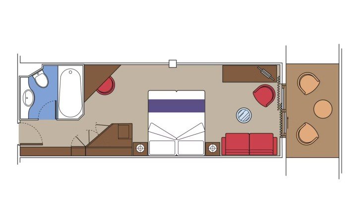 Junior Suite Aurea floor Plan