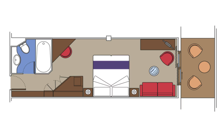 Junior Suite Aurea floor Plan