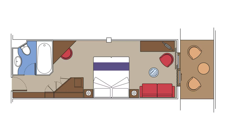 Junior Suite Aurea floor Plan
