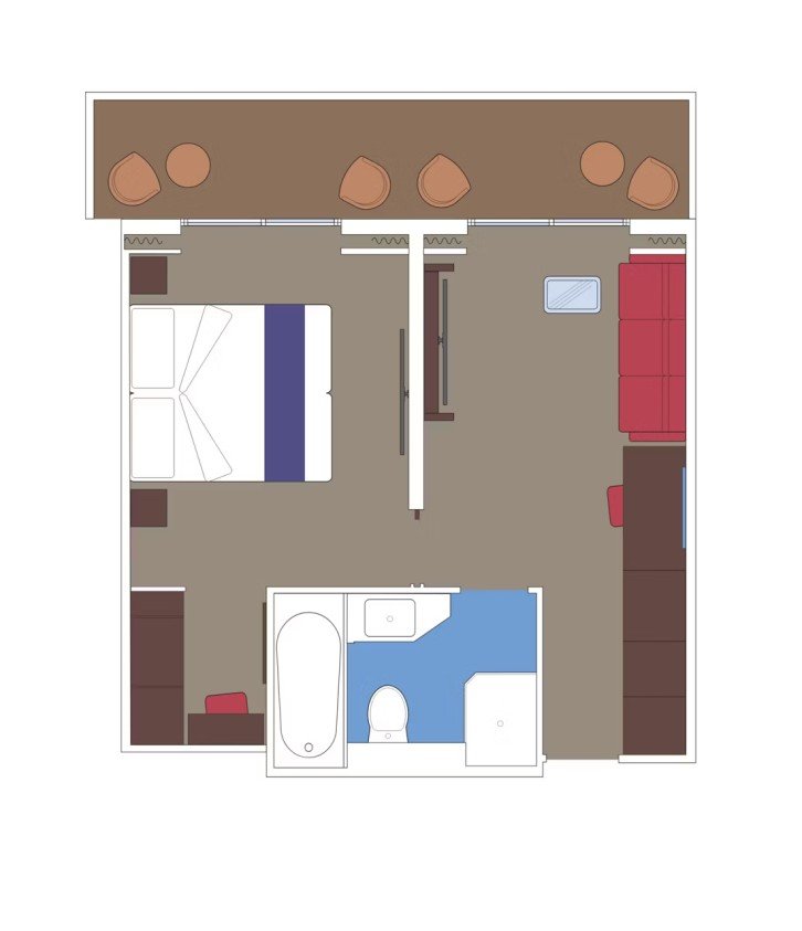 Yacht Club Two-Room Grand Suite floor Plan