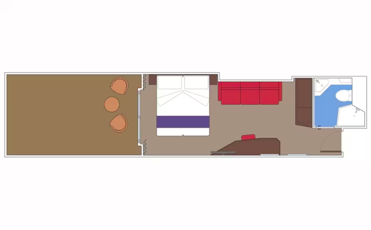 Junior Suite Aurea floor Plan