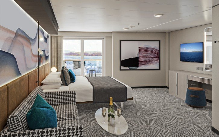 Forward-Facing Suite with Large Balcony