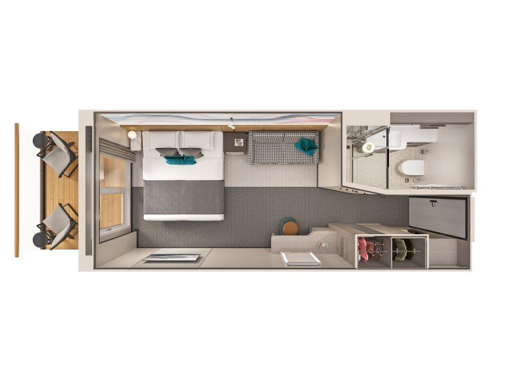 Balcony floor Plan