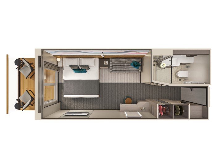 Spa Balcony floor Plan