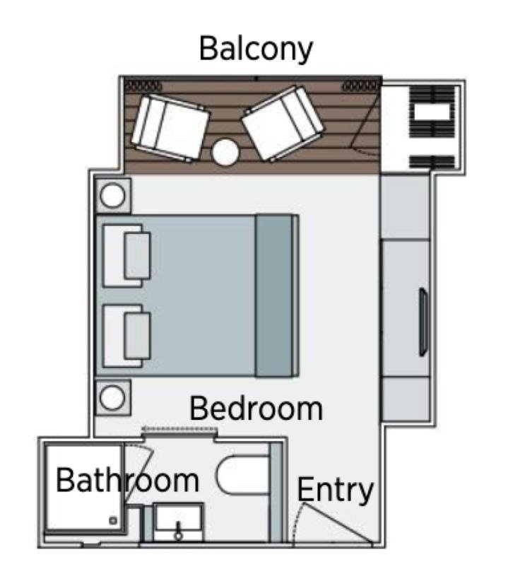 Emerald Panorama Balcony Suite floor Plan