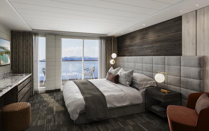 The Haven Aft-Facing Penthouse with Balcony